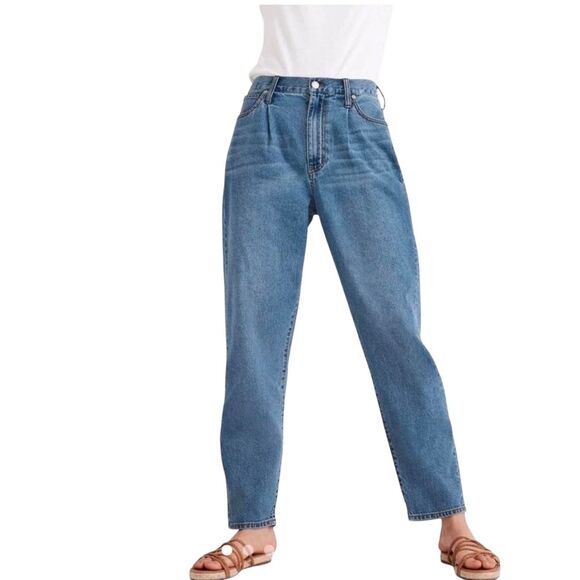 Madewell Baggy Tapper Leg Denim Jeans Size 27 - Picture 1 of 8